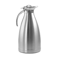 MegaChef 2 Quart Deluxe Stainless Steel Thermal Beverage Carafe for Coffee and Tea