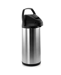 MegaChef Quart Stainless Steel Airpot Hot Water Dispenser for Coffee and Tea