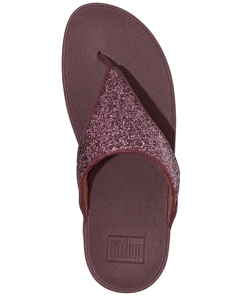 FitFlop Women's Lulu Glitter Toe-Thongs Sandal
