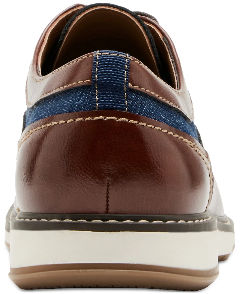 Madden Men Men's MMaddox Mixed-Media Casual Formal Oxford Shoes
