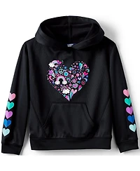 Lands' End Big Girls Plus Long Sleeve Active Hoodie