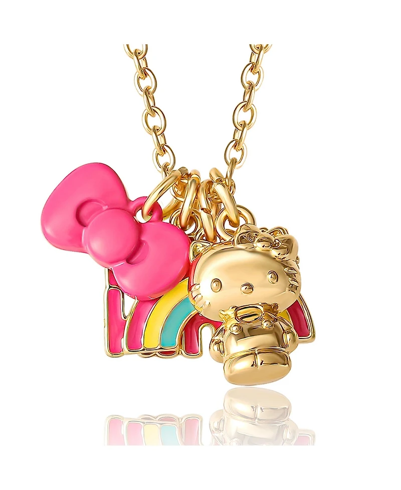 Hello Kitty Sanrio Charm Set with Necklace Chain