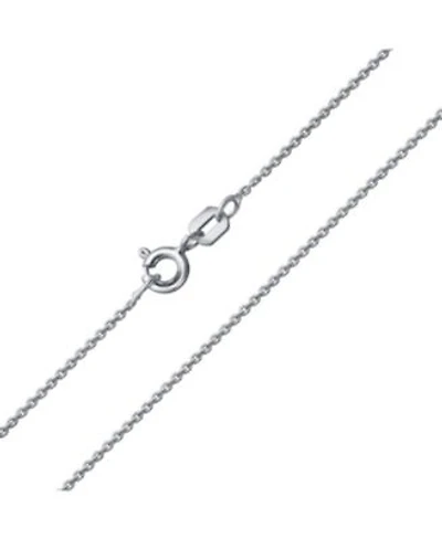 Bling Jewelry Sterling Silver Rolo Chain Necklace 60 Gauge Round Link Made in Italy
