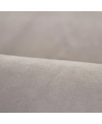 Chanasya Premium Taupe Velvet Curtains Panel Set 2 -Piece