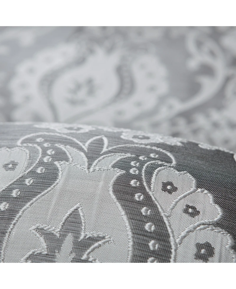 Chanasya Premium Damask Pattern Luxury Beige Curtains - 84 Inch Panels with Grommets for Living Room Windows Bedroom Kitchen Dining