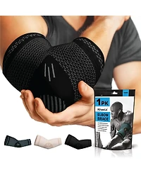 Powerlix Elbow Brace Compression Support for Pain Relief (Pair)
