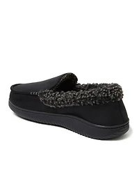 Dearfoams Men's Alexander Microsuede Moccasin House Shoe Slipper