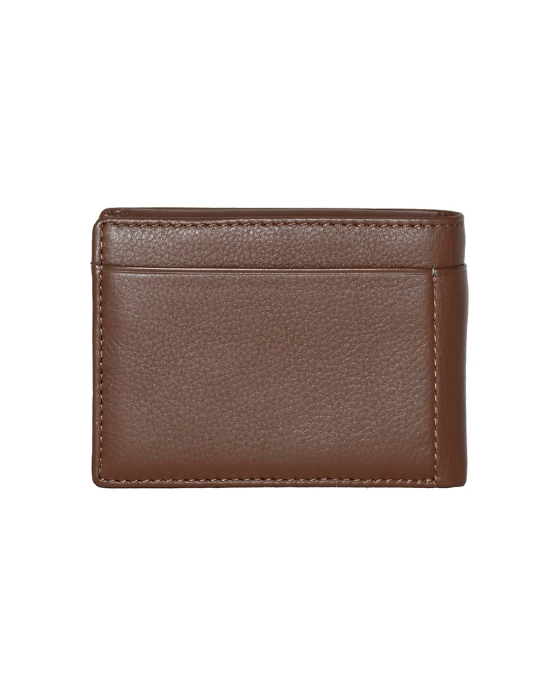 Club Rochelier Men's Slim Fold Wallet with Removable Id
