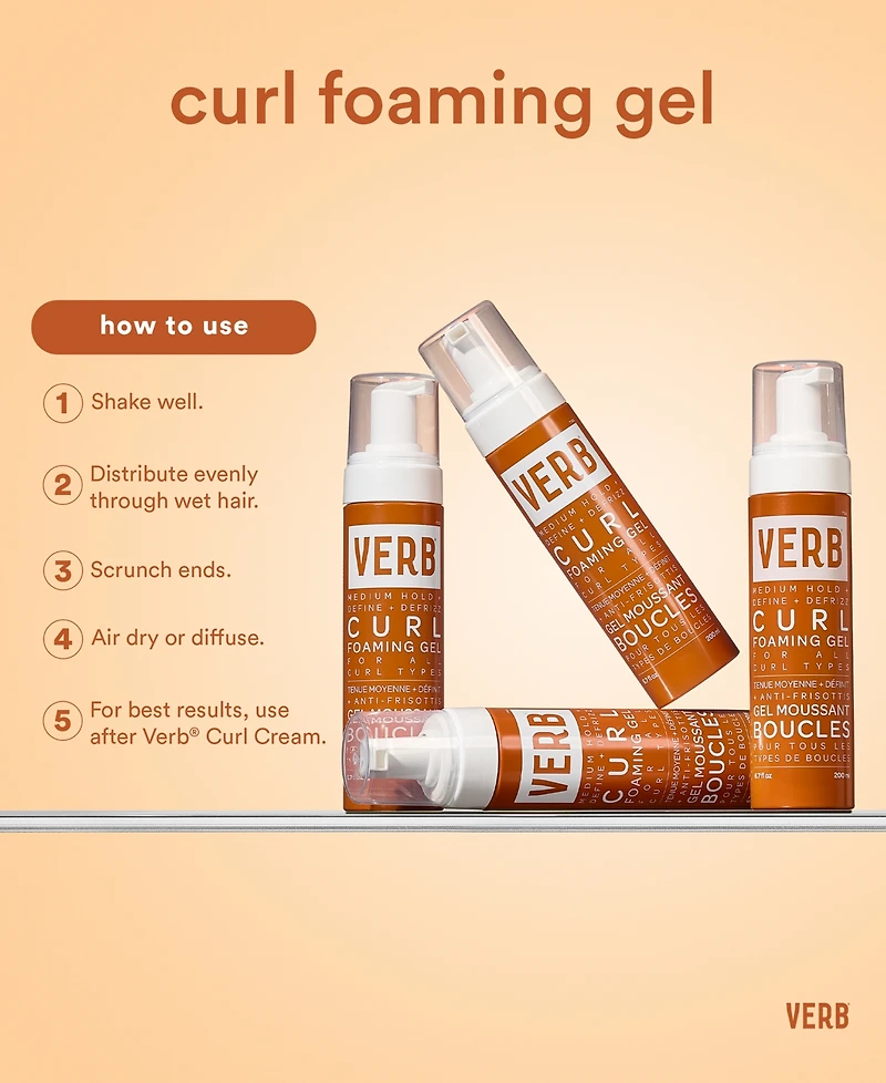 Verb Curl Foaming Gel, 2 oz.