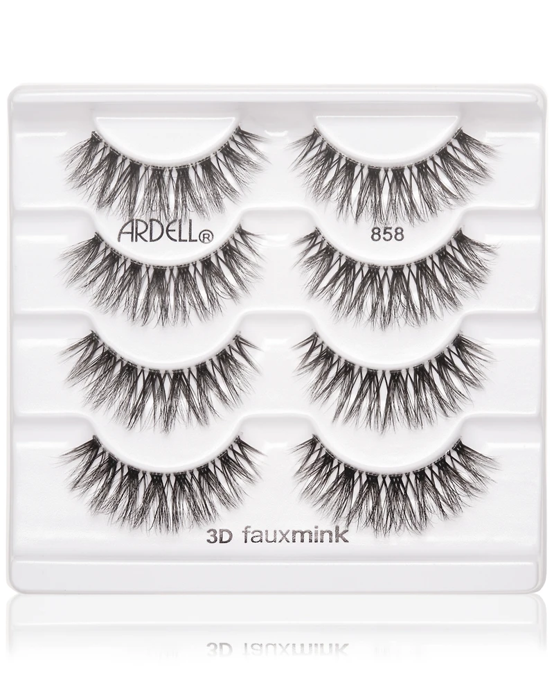 Ardell 3D Faux Mink Lashes #858, 4-Pk.