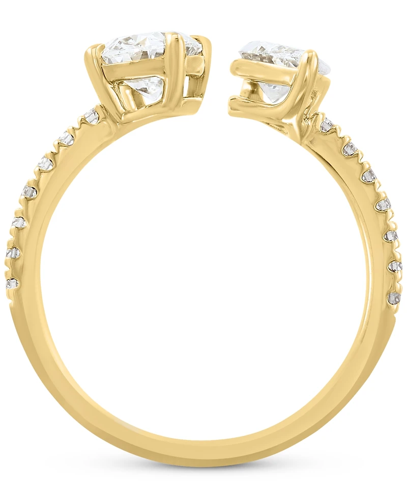 Effy Lab Grown Diamond Mixed-Cut Cuff Ring (1-7/8 ct. t.w.) in 14k Gold