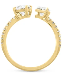 Effy Lab Grown Diamond Mixed-Cut Cuff Ring (1-7/8 ct. t.w.) in 14k Gold