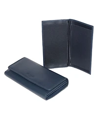 Club Rochelier Ladies Leather Clutch Wallet with Checkbook and Gusset