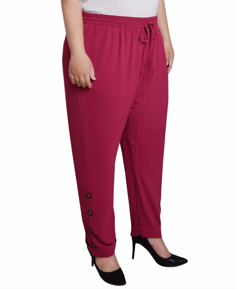 Ny Collection Plus Size Cuffed Long Pants