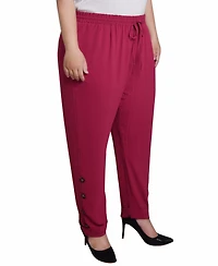 Ny Collection Plus Size Cuffed Long Pants