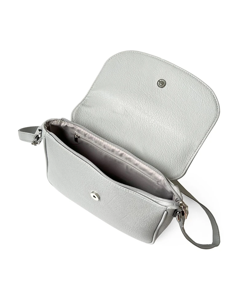 Ladies Crossbody Bag with Front Flap