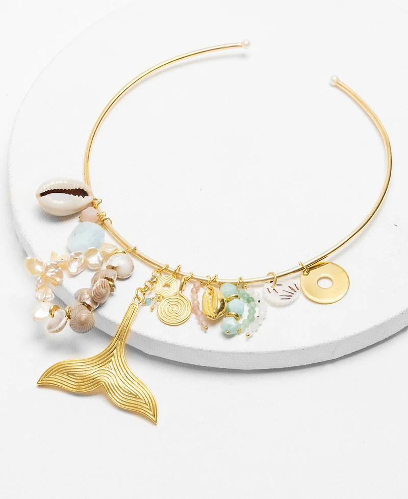 Nectar Nectar New York 18K Gold Plated Diana Statement Necklace