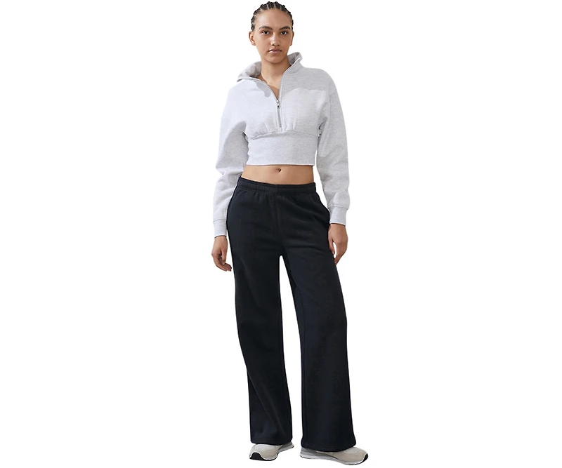 Cotton On Women's Active Plush Essential Straight Leg Sweatpant