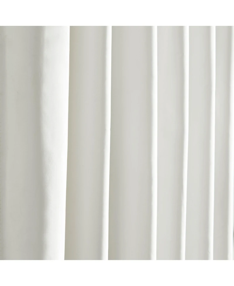 Ihi Home Valencia Faux Silk Taffeta Curtain Panel - with Heavy Interlining