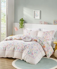 Intelligent Design Lulu Floral Reversible 4-Pc. Duvet Cover Set, Full/Queen