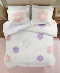 Intelligent Design Gracie Floral Reversible -Pc. Duvet Cover Set