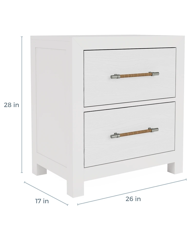Catriona 2-Drawer Nightstand