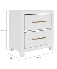 Catriona 2-Drawer Nightstand