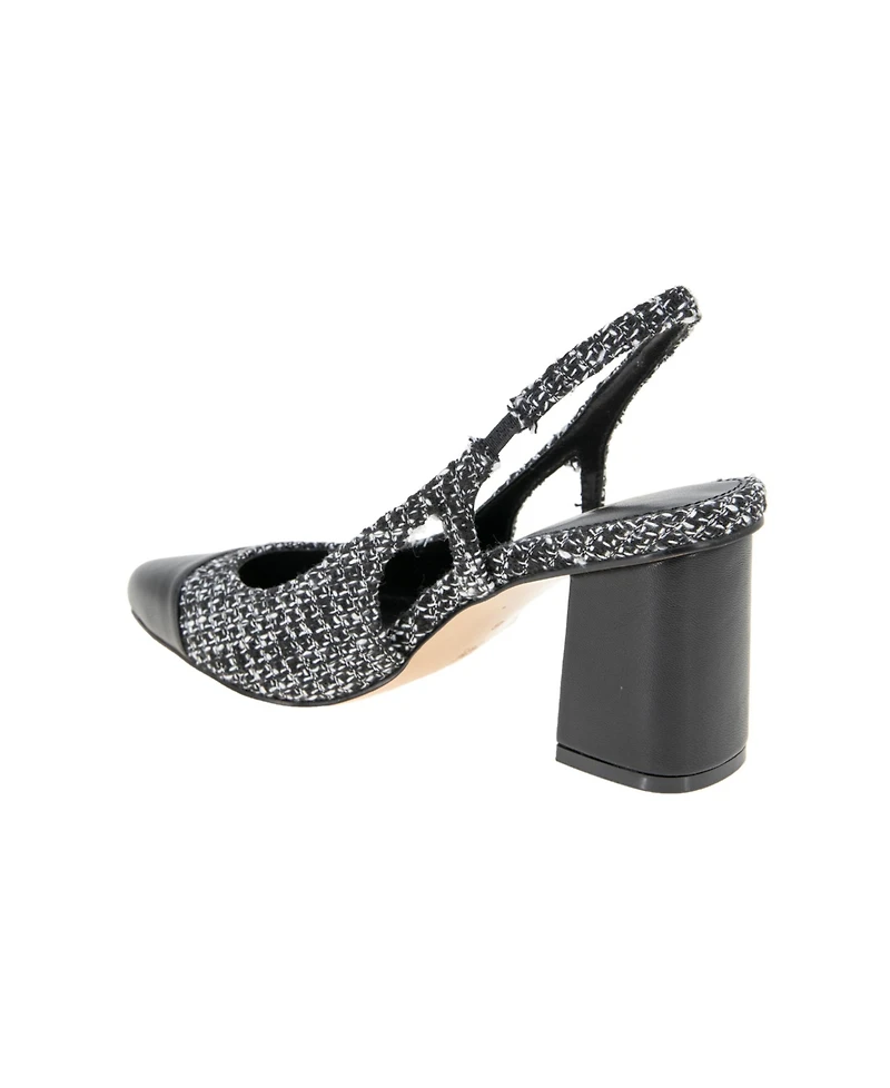 BCBGeneration Women's Darrin Cap Toe Slingback Heeled Pumps