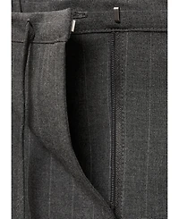 Mango Women's Chalk-Stripe Straight Trousers