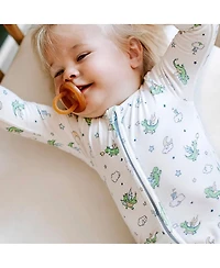 Bellabu Bear Baby Boys Dragon Convertible Footie Pajama