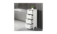 4-Drawer Storage Cabinet – Functional Organizer with Modern Design for Bedroom, Office, or Entryway