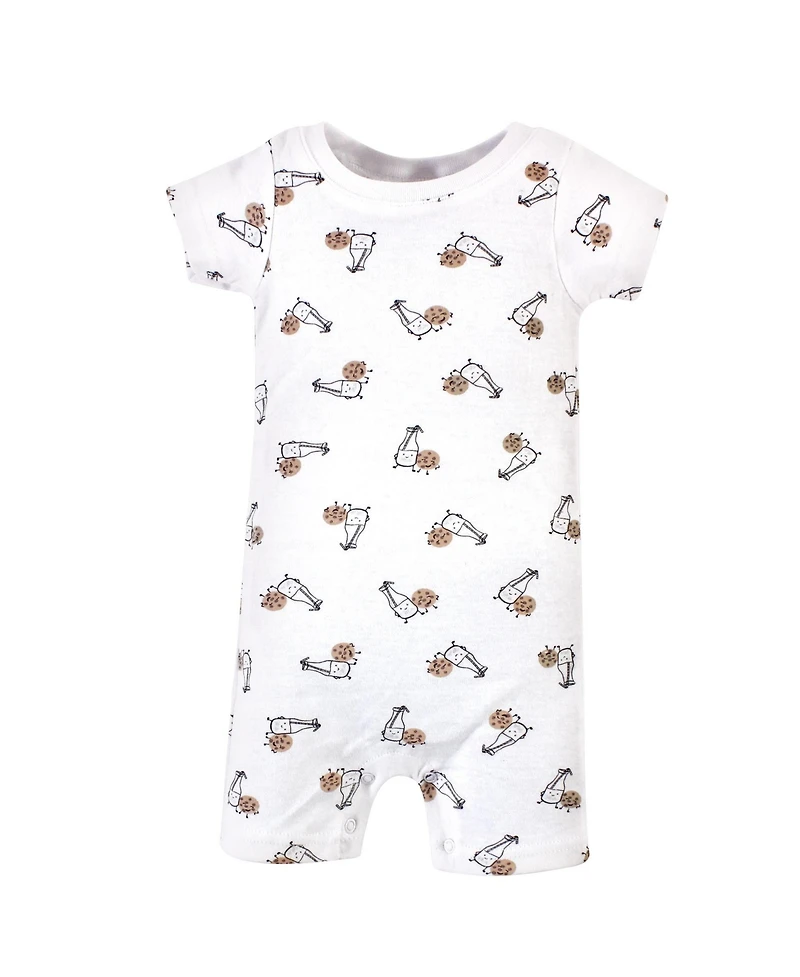 Hudson Baby Boys Soft Cotton Jumpsuits