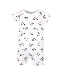 Hudson Baby Boys Soft Cotton Jumpsuits
