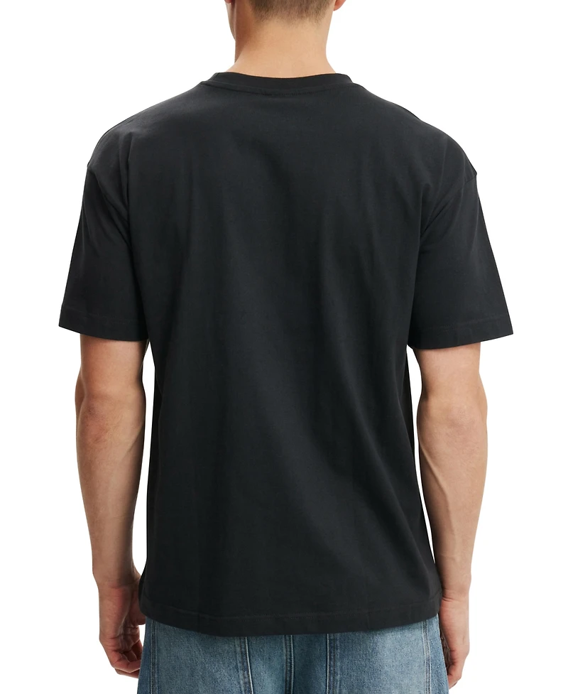 Cotton On Men's Box Fit Pocket Crew Neck T-shirt
