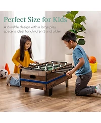 Best Choice Products 11-in-1 Kids Combo Game Set w/ Ping Pong, Foosball, Air Hockey, 5 Accessory Bags