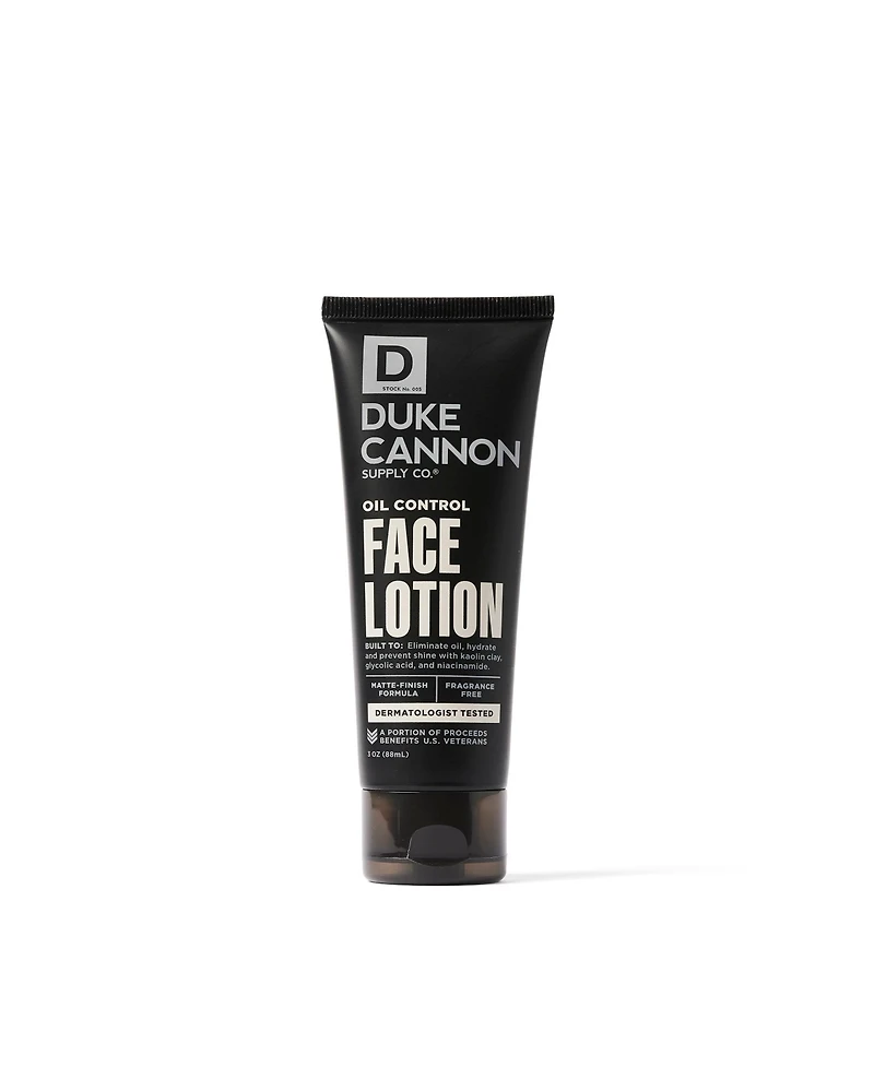 Duke Cannon Oil Control Face Lotion