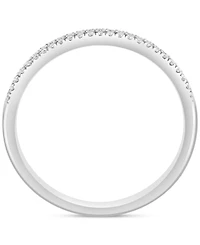 Effy Diamond Double Row Ring (1/6 ct. t.w.) in Sterling Silver