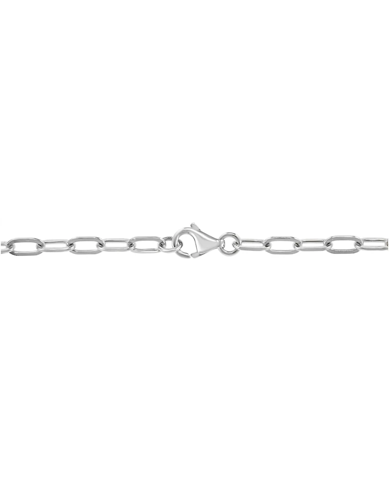 Effy Diamond Padlock 18" Pendant Necklace (1/6 ct. t.w.) in Sterling Silver