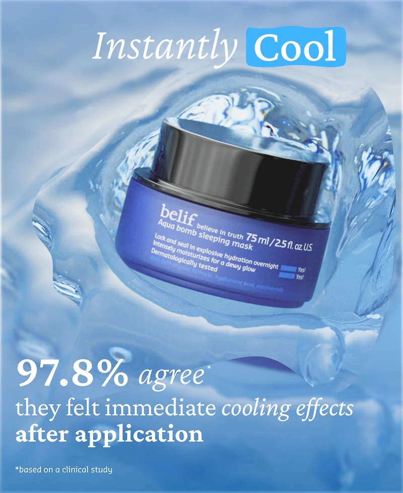 belif Aqua Bomb Sleeping Mask, 2.53-oz.