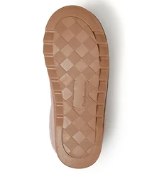 Dearfoams Doreen Genuine Suede Clog with Prayer Seam Slipper