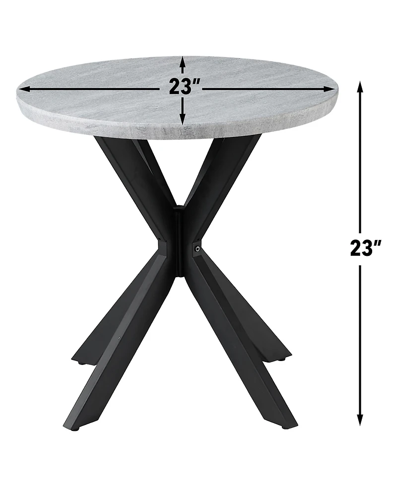Keyla 23" Metal End Table
