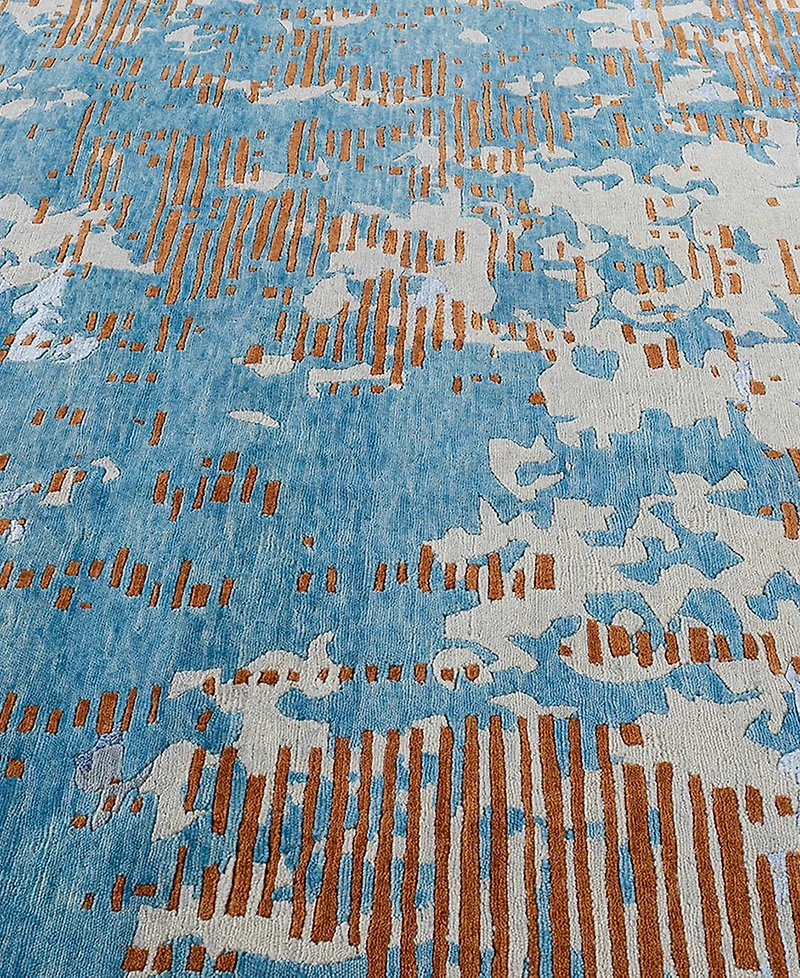 Adorn Hand Woven Rugs Indian Ooak M7174 9'1''x12'3'' Area Rug