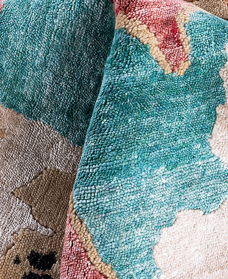 Adorn Hand Woven Rugs Indian Ooak M7123 8'x9'10'' Area Rug