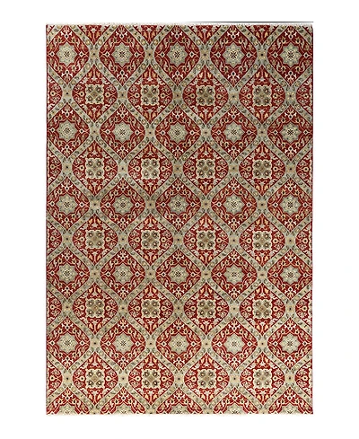 Adorn Hand Woven Rugs Indian Ooak M5957 6'8''x9'8'' Area Rug