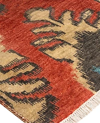 Adorn Hand Woven Rugs Indian Ooak M5917 9'1''x11'9'' Area Rug