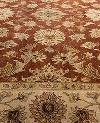 Adorn Hand Woven Rugs Indian Ooak M5654 9'1'' Square Area Rug