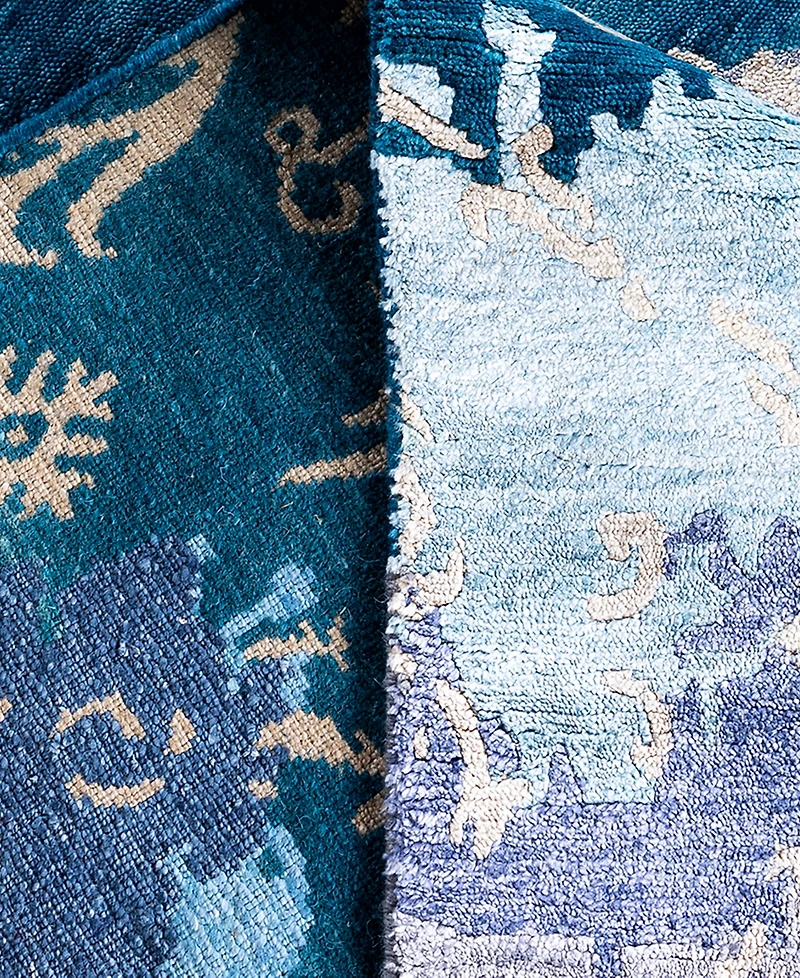 Adorn Hand Woven Rugs Indian Ooak M7151 9'1''x12'2'' Area Rug
