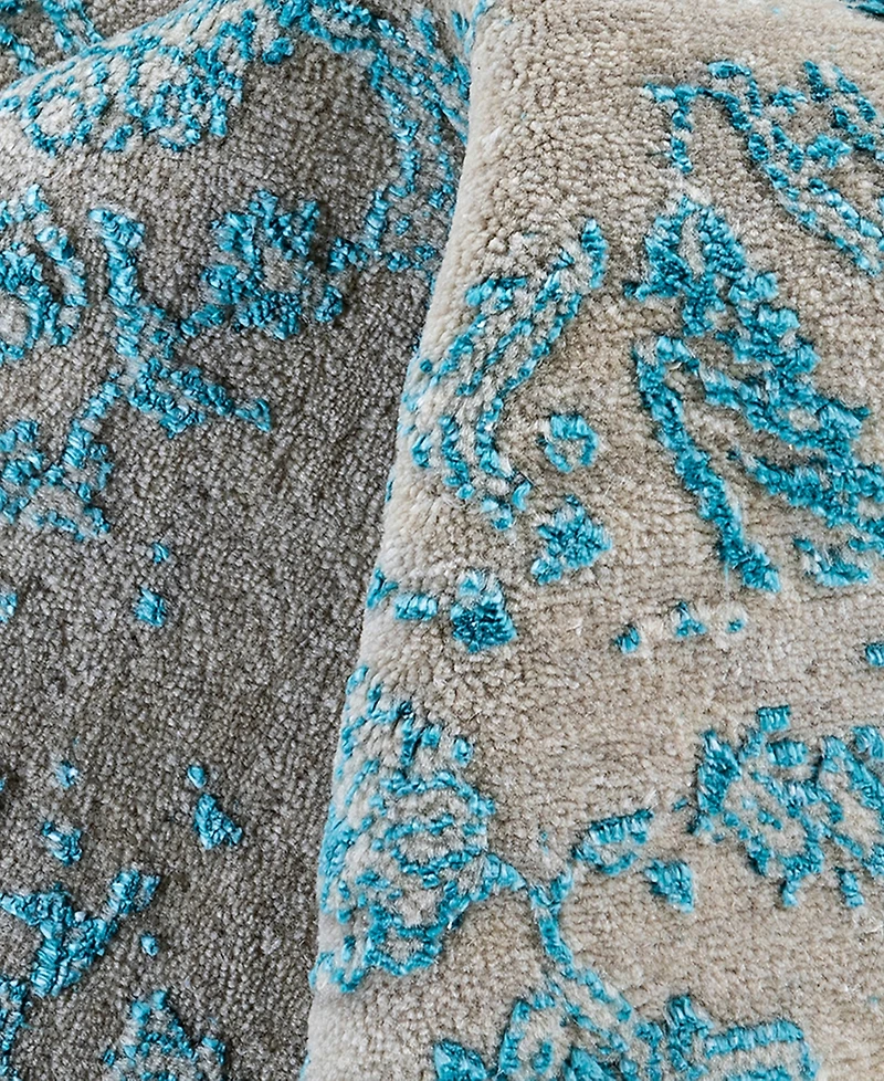 Adorn Hand Woven Rugs Indian Ooak M6921 7'10''x10'1'' Area Rug