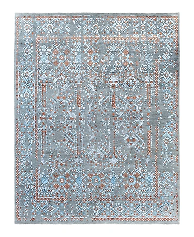 Adorn Hand Woven Rugs Indian Ooak M7248 8'1''x10'1'' Area Rug