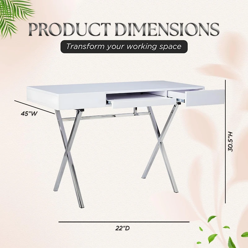 Kings Brand Furniture Contemporary Style Home & Office Desk